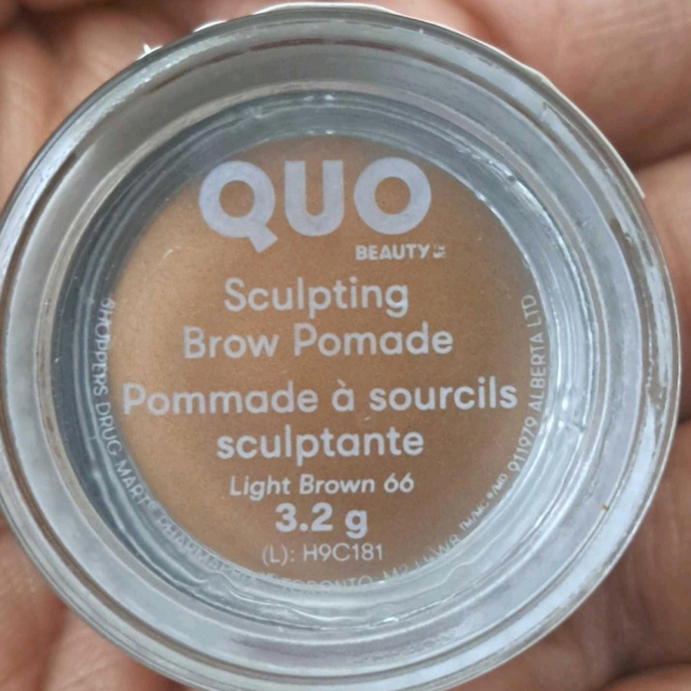 Brand New Quo Sculpting Brow Pomade - Light Brown Color 66